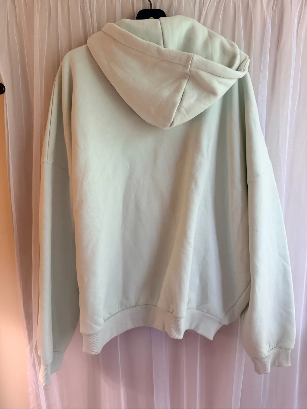Comfort Zip-Up Hoodie Jacket in Mint - Women's Utility Jacket